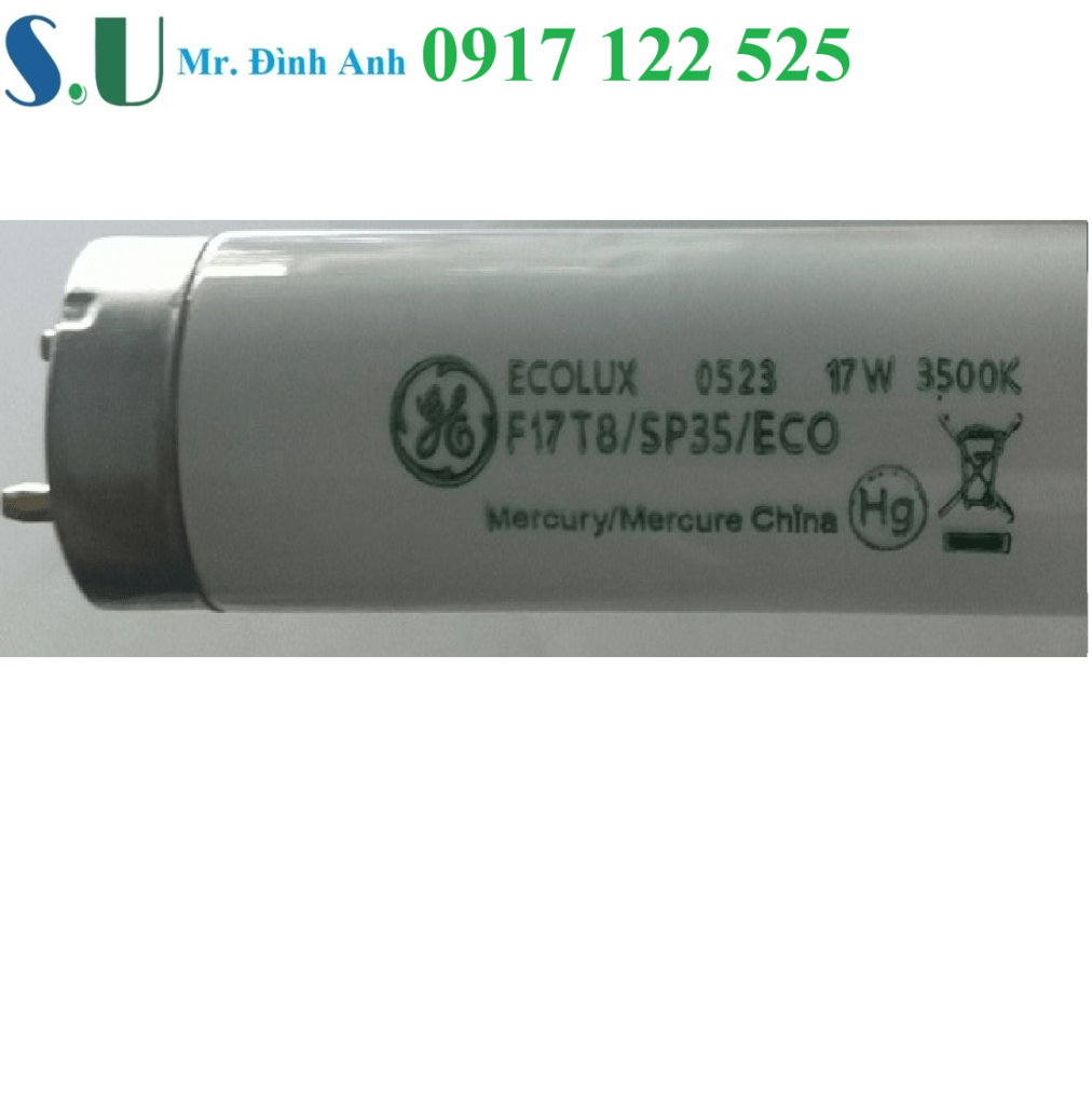 Bóng đèn U35 so màu – Hãng GE - F17T8/sp35/eco